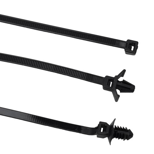 Workshop Cable Zip Tie Kit Self-locking Design Assorted Size Flame Resistance - Picture 7 of 12