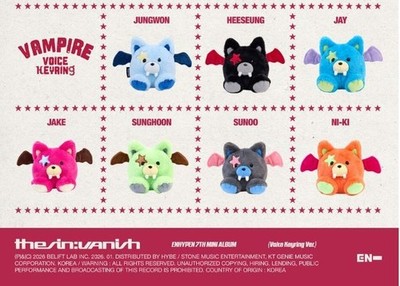 ENHYPEN THE SIN : VANISH 7th Mini Album Voice Keyring Ver | eBay