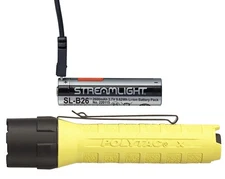 Yellow 600 Lumens Polytac X USB Flashlight Waterproof Rechargeable Battery