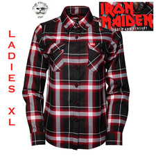 DIXXON FLANNEL x IRON MAIDEN Flannel Shirt Collab - Women's XL