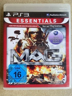 MAG Massive Action Game Essentials PS3 PAL CIB Sony Zipper