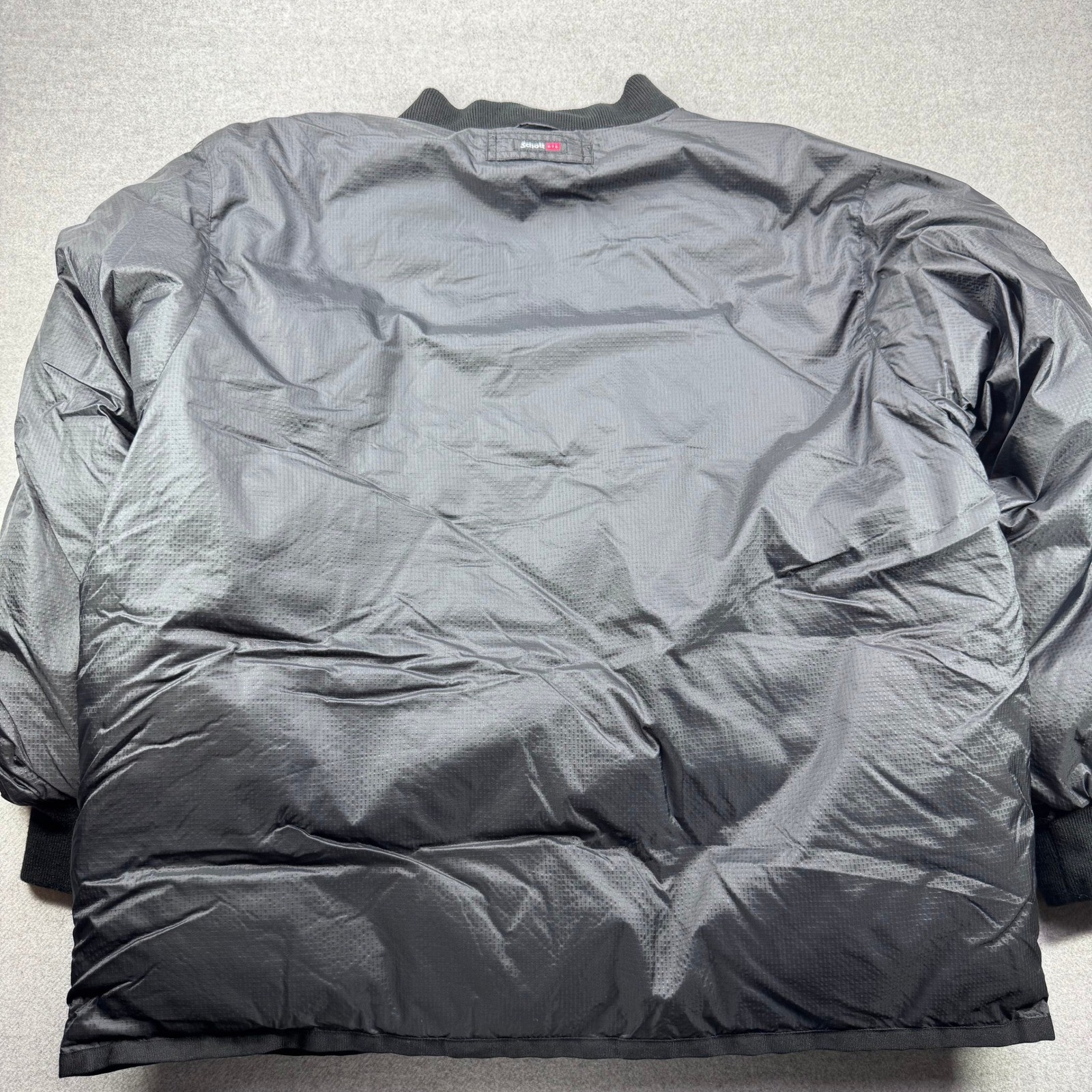 Schott Parka Coat Men Medium Black N-3B Fur Lined Puffer Bomber Jacket Insulated