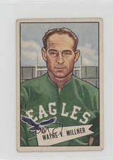 1952 Bowman Small Wayne Millner #57 HOF 13ec