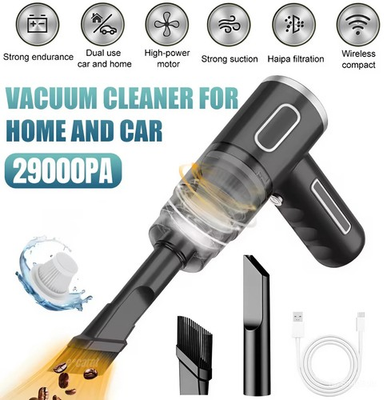 #ad 29000PA Cordless Hand Held Vacuum Cleaner Mini Wireless Portable Car Auto Home $9.99