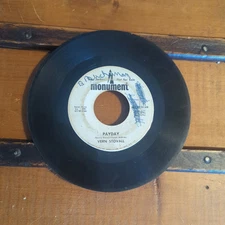 VERN STOVALL: code alarm 7 / payday MONUMENT 7" Single 45 RPM