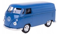 Welly 1963 Volkswagen T1 Bus Blau MaßStab 1:34 1:39 4,5 Zoll Diecast In Box