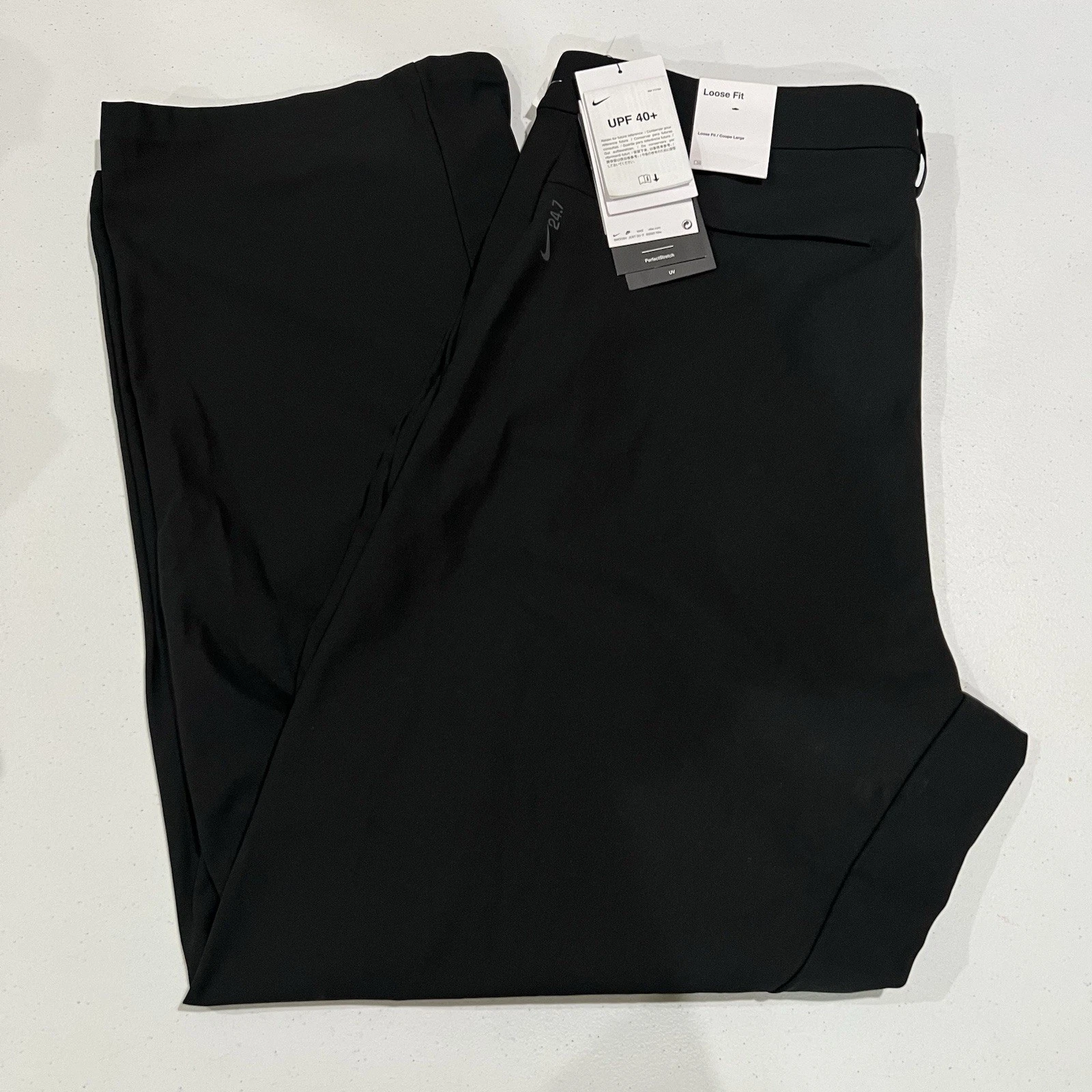 $120 Nike 24.7 PerfectStretch Utility Pants Dri-FIT UV Men's Sz 34x30 Loose Fit