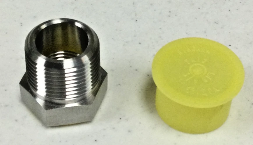 NEW, (LOT OF 5) PARKER 3/4  X  1/2 PTR-SS PIPE THREAD REDUCER, FREE SHIPPING - Image 3 of 4