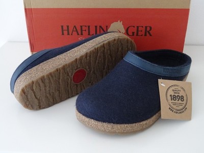 Haflinger Grizzly Torben Navy Blue Pure Wool Felt Men\'s Clogs EU 44 (M 11/W 13) HAFLINGER Grizzly Torben Pure Felt Clog, Graphite, 38 EU  main image 4