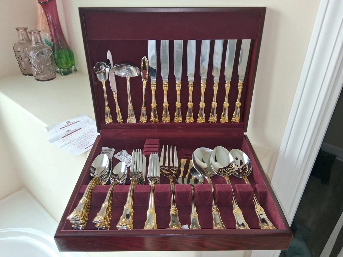 royal albert old country roses flatware products for sale | eBay