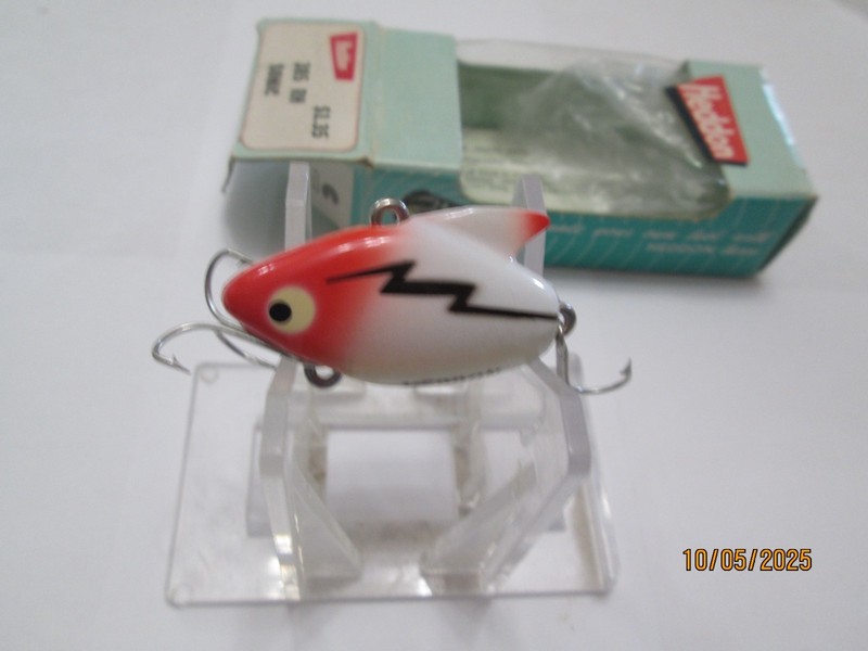 Heddon Sonic (Red Head W/clear Bottom) In original box w/ papers