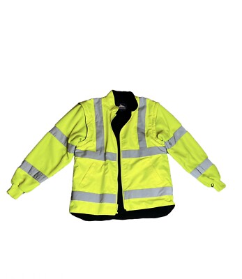 VINTAGE Portwest Reflective Coat (SIZE M) with unzippable sleeves