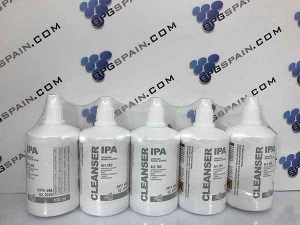 5xBOTE  ISOPROPILICO 100ml LIMPIA LENTE LIMPIEZA TELEFONO 99.9% ENVIO 24H
