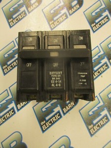 Bryant Breaker Type BR330 30 Amp 3 Pole 240V Removed From New Equipment NEW