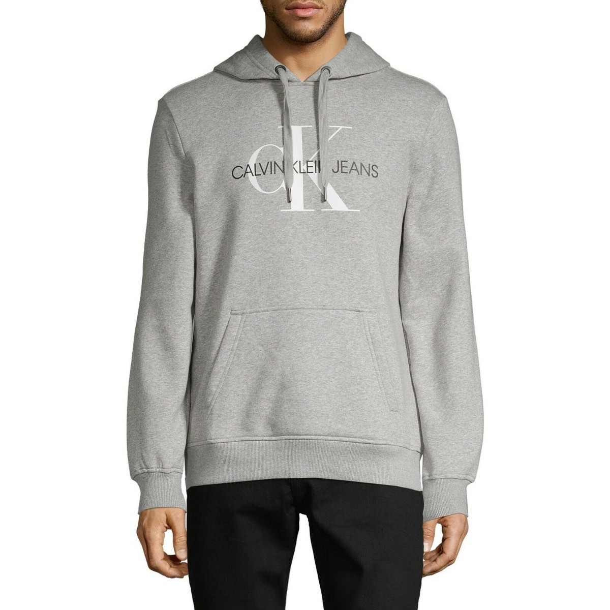 Crew Neck Clothing Calvin Klein Jeans Sweatshirt Grey CALVIN KLEIN