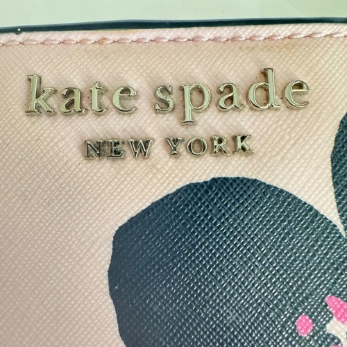 Kate Spade Cameron Grand Flora Geldbörse Clutch Continental Pink 7x3,5" preloved - Bild 7 von 17