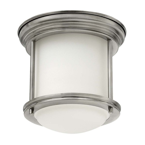 Deckenlampe Badezimmerlampe Deckenleuchte IP44 Nickel Stahl Opal Glas-image