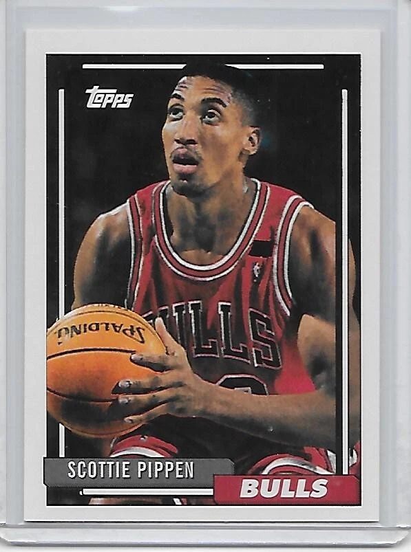 Topps Scottie Pippen Basketball Autographed Sports Trading Cards