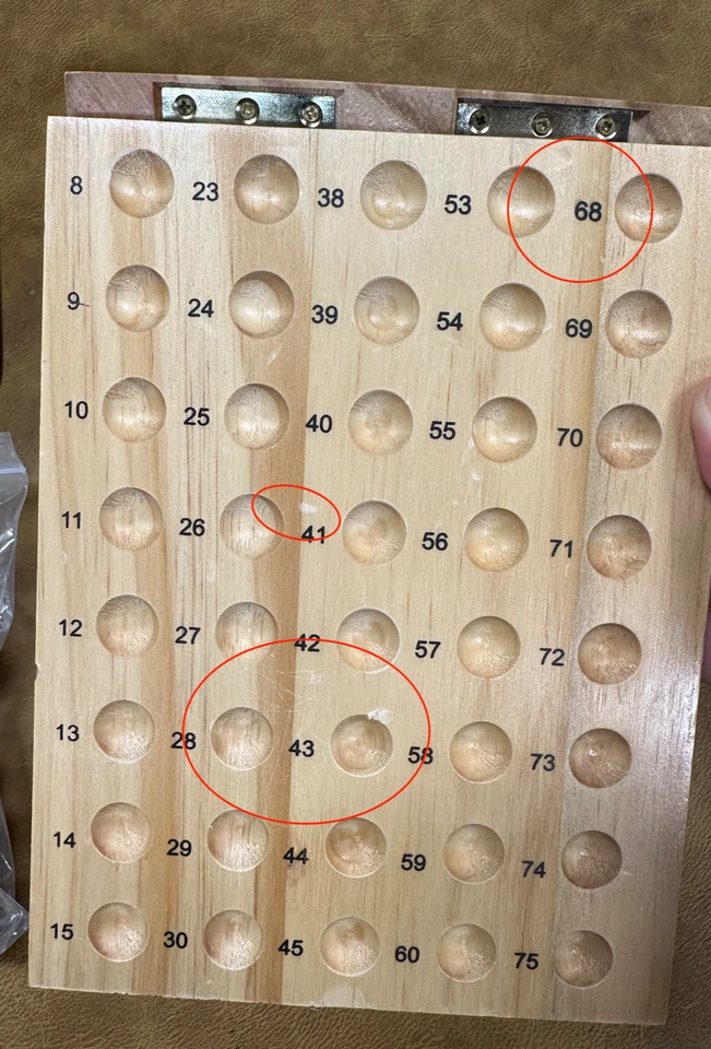 USED. Deluxe Brass Bingo Cage Game Set w/Master Board, Bingo Balls,Bingo Cards - Image 3 of 4