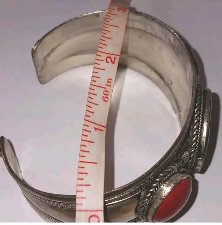 PULSERA TIBETANA, joyería budista, pulsera grande piedra natural Foto 2 de 4