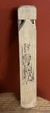 VINTAGE AMERICANA WOOD TRAIN WHISTLE