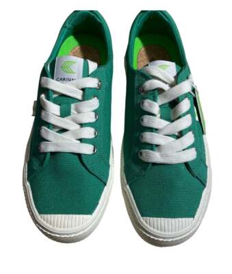Cariuma Unisex Pantone Greenbrier OCA Low Canvas Sneakers Green W 9.5 M 8 EUC | 