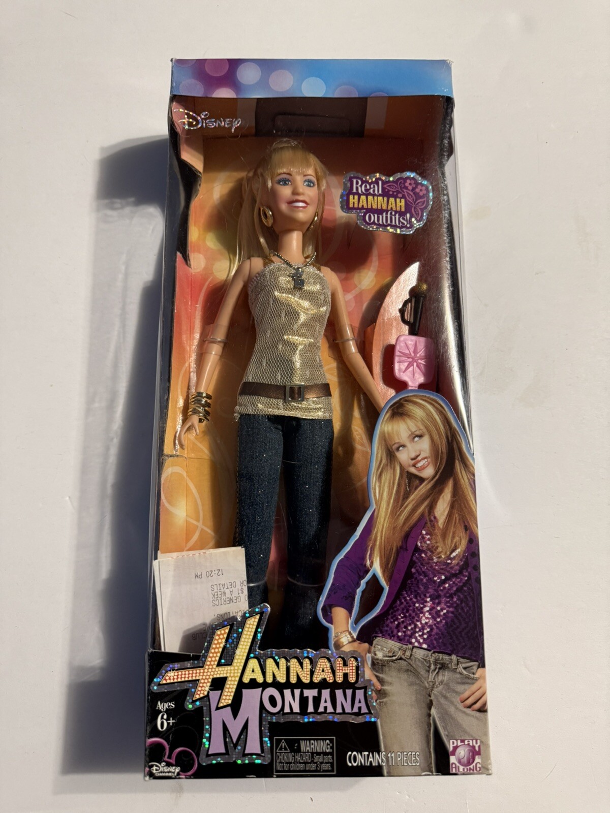 Disney Hannah Montana Popstar Doll Extra 2007 Play Along NEW DAMAGED BOX READ