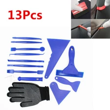 13PCS Car Window Film Tint Tool Car Gloves Vinyl Wrap Film Squeegee Scraper Tool
