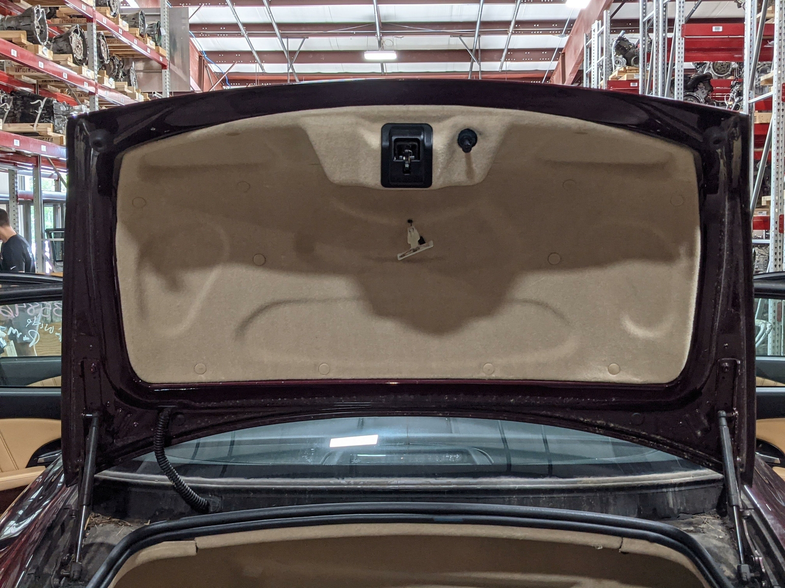2006 MASERATI TRUNK LID BURGUNDY