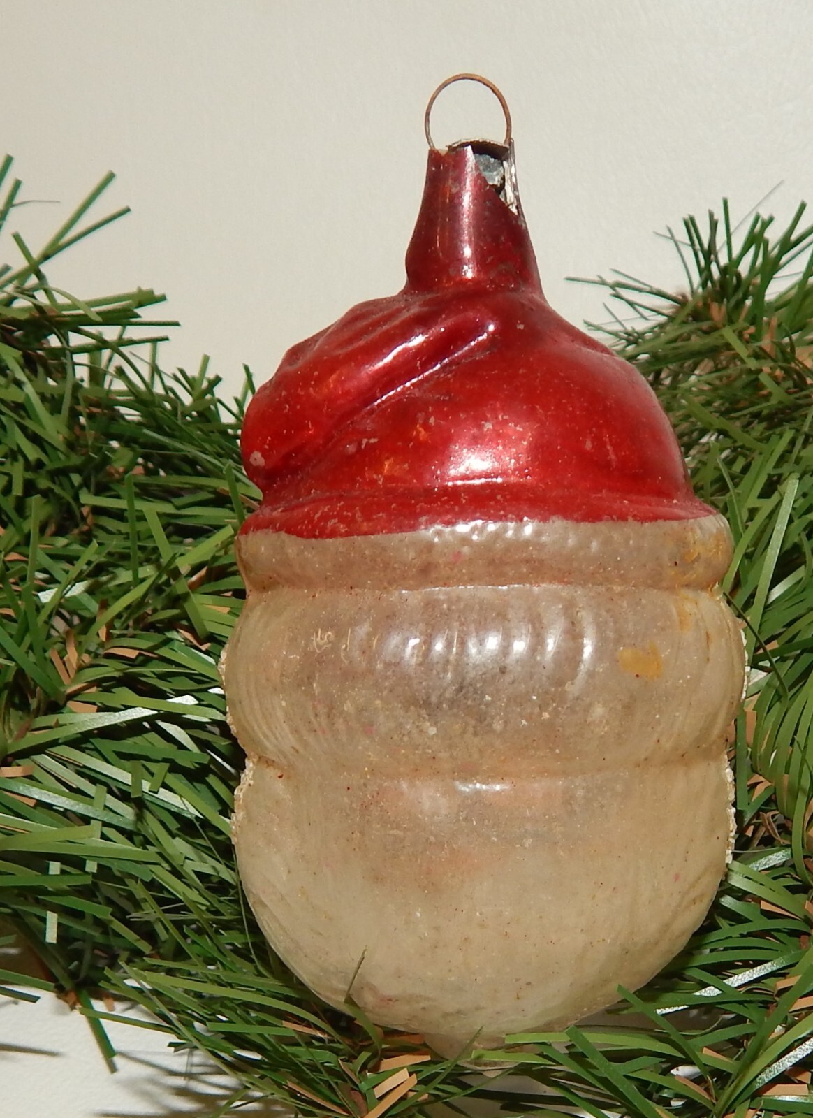 Antique Mercury Blown Glass Santa Claus Bust Christmas Ornament | eBay