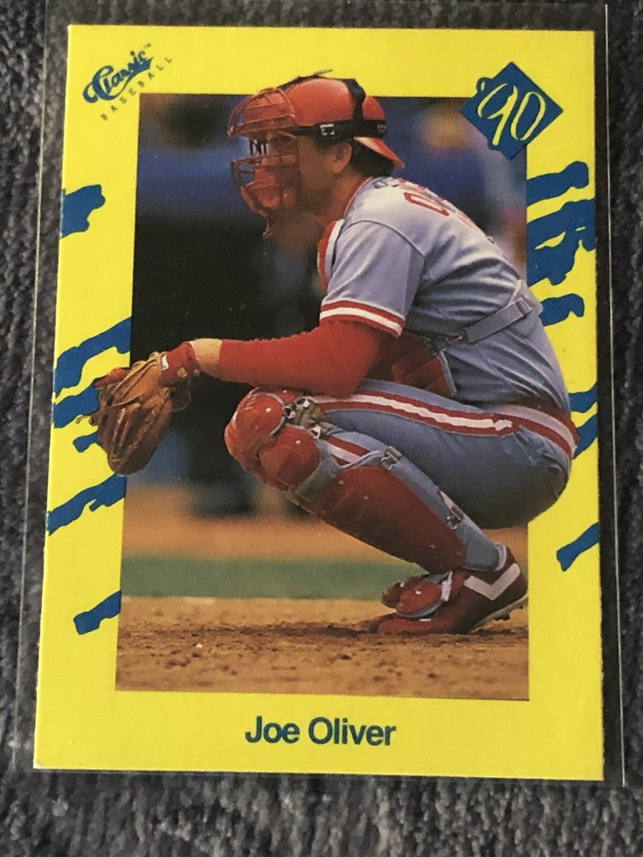 Joe Oliver autographed Baseball Card (Cincinnati Reds) 1990