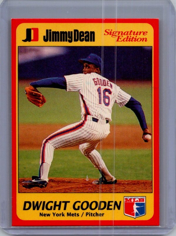 1991 Jimmy Dean Signature Edition #25 Dwight Gooden