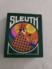 Sleuth Vintage 1971 3M Board Card Games Complete Mystery Outwit