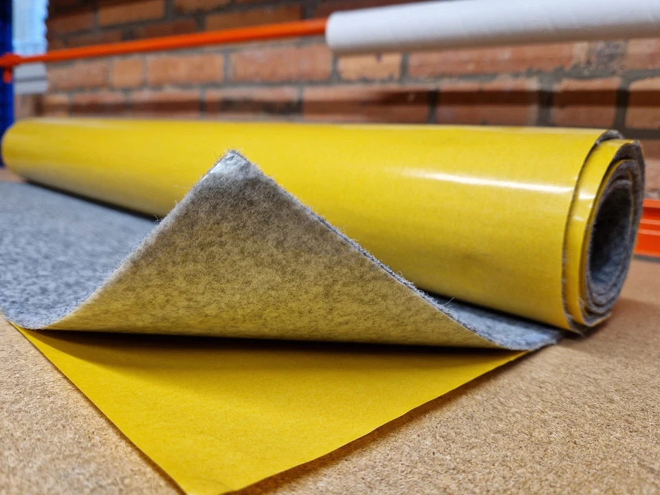 Filz Meterware selbstklebend, Nadelfilz 3 mm dick, anthrazit, silbergrau, grau - Bild 4 von 4