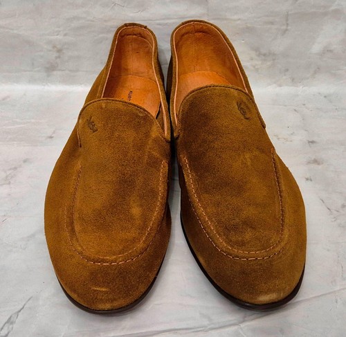 KURT GEIGER London Mens Lovely Palermo Loafer Tan Suede Slip On Shoes - Picture 5 of 8