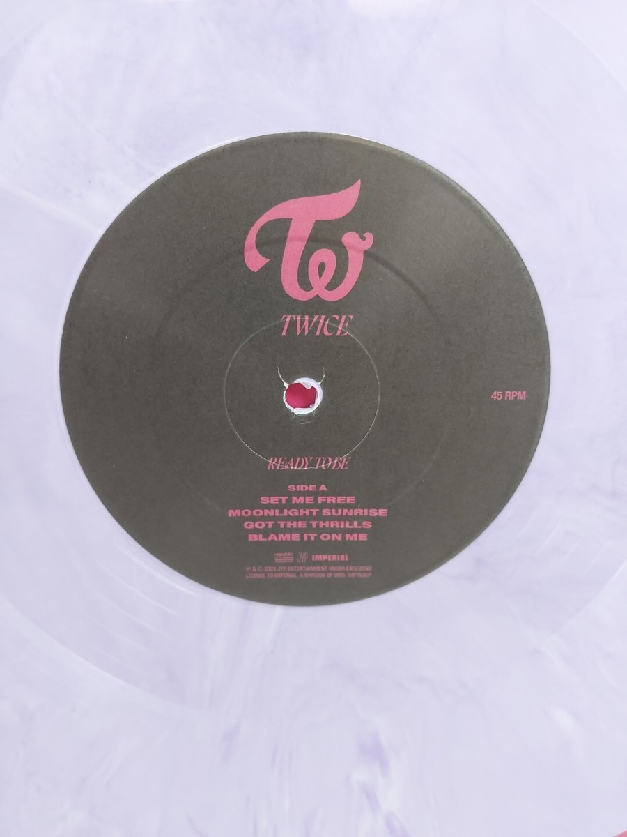 TWICE READY TO BE LPレコード マーブルピンク TWICE READY TO BE LPレコード マーブルピンク - メルカリ
