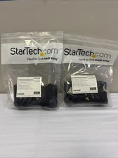 2X StarTech WKSTNCMFLX 10ft (3m) Cable Management Sleeve Braided Mesh Wire Wraps