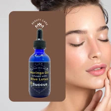 Cold Pressed Moringa Oil Infused w/ Blue Lotus