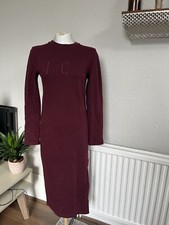 Alexander McQueen dress S McQ Long Burgundy Very Comfy £460