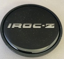 1985 1986 1987 Chevy Camaro Iroc-z Center Cap Black With Silver Lettering