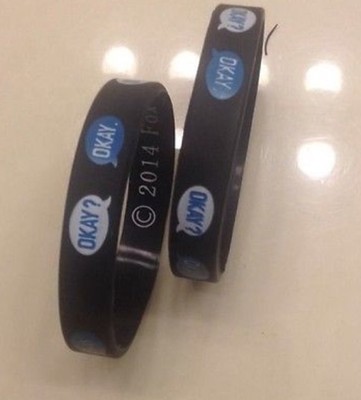 The Fault In Our Stars TFIOS ''OKAY OKAY.'' Bracelet 2 Pack NWT