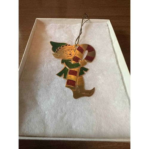 Vintage 24k plated Christmas ornament - Picture 4 of 9