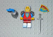 LEGO Castle Lion Crusader Knight captain hero minifigure sword shield 10305