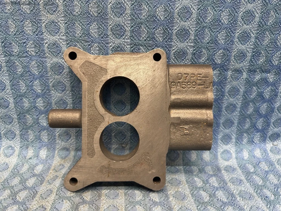 1973-1974 Ford LTD Torino 351W NOS 2 BBL Carburetor Spacer Plate #DP7Z-9A589-M - Image 2 of 4