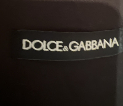 DOLCE & GABBANA D&G  CLOTH DUST COVER BAG TRAVEL STORAGE KEEPSAKE BLACK 12'' X9.5