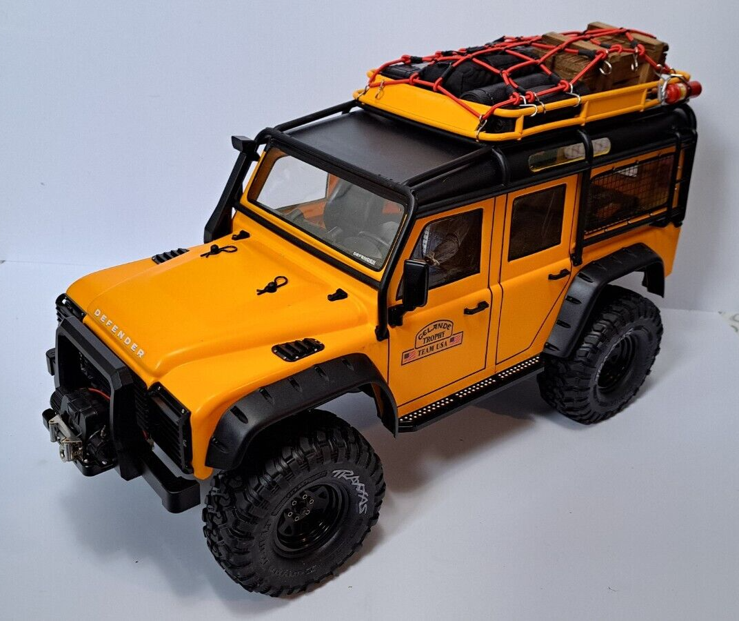 【値下げ中】TRAXXAS TRX4 Land Rover ディフェンダー 97054-1-TRX-4m-Defender-3qtr-