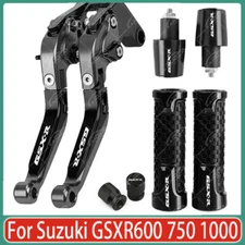 Motorcycle Brake Clutch Levers Grips Handle Sets For Suzuki GSXR600 750 1000 New