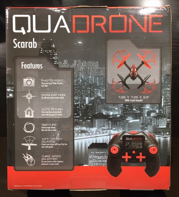 quadrone scarab camera drone