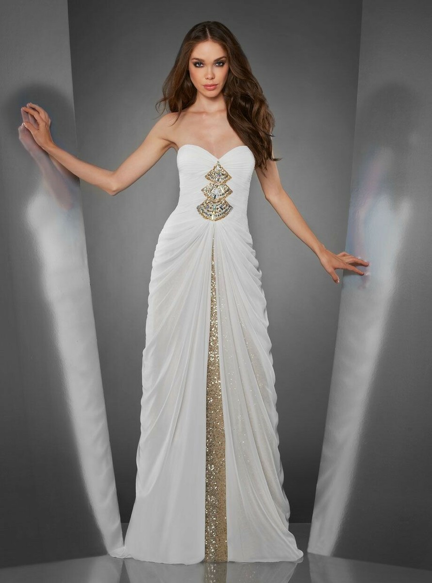 bari jay gold sequin dress CLOSEOUT / CLEARANCE DRESSES Bari Jay 1601 Atianas Boutique Connecticut | Prom Dresses