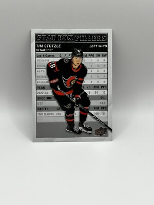 23/24 UD SERIES 1 TIM STUTZLE STAT BOX FILLERS INSERT #5